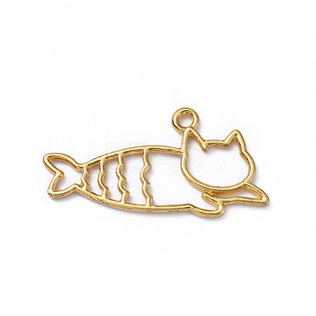 Zinc Alloy Pendants X-PALLOY-D580-07G-1