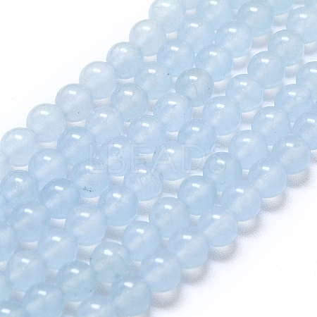 Natural Malaysia Jade Beads Strands G-L645-C01-4mm-01-1