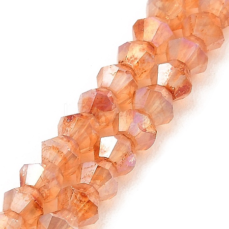 Imitation Jade Glass Beads Strands GLAA-P058-02A-08-1