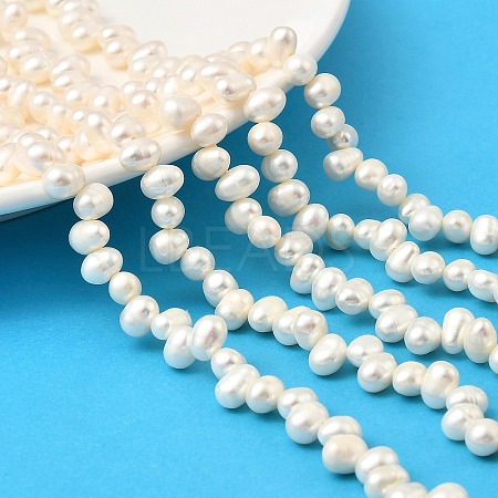 Natural Cultured Freshwater Pearl Beads Strands PEAR-I007-04C-02A-1