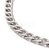 Men's 304 Stainless Steel Cuban Chains Bracelets and Necklaces Jewelry Sets SJEW-JS01159-3