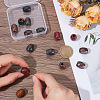 15Pcs Natural Indian Agate European Beads G-SP0001-46-3