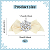 2Pcs Detachable Bowknot Polyester Ribbon Shoe Decoration FIND-FG0003-03A-2
