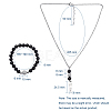 Pendant Necklaces and Stretch Bracelets Sets SJEW-JS01071-03-3