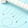 10Pcs 304 Stainless Steel Cable Chain Necklaces Set for Men Women NJEW-YW0001-06-6