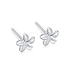 Anti-Tarnish 6 Pairs 6 Style 999 Fine Silver Stud Earrings Sets for Women EJEW-F317-34P-2