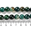 Natural Striped Agate/Banded Agate Beads Strands G-Z060-A01-C22-5
