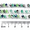 Glass Beads Strands EGLA-A034-M4mm-24-4