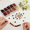   Natural Wood Beads Sets WOOD-PH0002-51-3