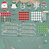 SUNNYCLUE DIY Christmas Charm Brooch Making Kit DIY-SC0019-53-2