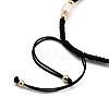 Adjustable Nylon Thread Braided Beads Bracelets BJEW-JB05384-02-3