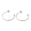 Non-Tarnish 304 Stainless Steel Stud Earring EJEW-H134-02B-P-1