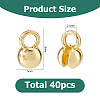 Brass Bead Tips KK-WH0108-57-2