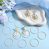 60Pcs Brass Linking Rings KK-SP0002-13B-4