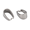 Tarnish Resistant 201 Stainless Steel Snap on Bails STAS-H052-2