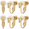 20Pcs 316 Stainless Steel Clip-on Earring Findings STAS-BBC0008-59G-1