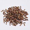 Glass Twisted Bugle Beads X-SEED-E002-9mm-881#-3