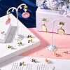 40Pcs Bowknot Alloy Stud Earring Findings FIND-SP0001-16G-4