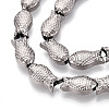 Electroplate Glass Beads Strands EGLA-T025-03H-3