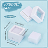 Square Plastic Loose Diamond Storage Boxes LS-CON-WH0095-49A-2