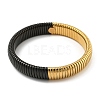 304 Stainless Steel Flat Snake Chain Bracelet BJEW-B076-01BG-2