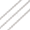 Anti-Tarnish Rhodium Plated 925 Sterling Silver Cable Chains LS-STER-E072-02P-06-1