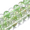 Transparent Spray Painted Glass Bead Strands GLAA-N035-03D-B02-1
