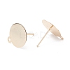 Rack Plating Brass Stud Earring Findings KK-F829-03A-G-1