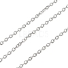 Non-Tarnish 304 Stainless Steel Cable Chains X-CHS-Q001-10-100m-1