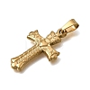 Easter 304 Stainless Steel Pendants STAS-G400-04G-02-2
