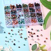 900Pcs 24 Styles Crackle Glass Beads CCG-YW0001-22-2