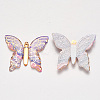 Transparent Acrylic Pendants LS-TACR-R140-06G-2