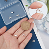 9Pcs 9 Style 925 Sterling Silver Clasps STER-BBC0001-17A-3