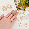 20 Sets Eco-Friendly Brass Watch Band Clasps KK-DC0001-63-3