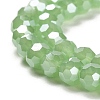 Electroplate Glass Beads Strands EGLA-A035-J6mm-A01-3
