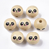Natural Wood European Beads X1-WOOD-S055-16B-1