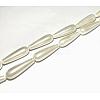 Electroplate Shell Pearl Beads Strands BSHE-G010-8x30mm-01-2