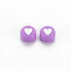 Opaque Acrylic Beads X-MACR-T027-01-2