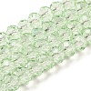 Transparent Baking Paint Glass Beads Strands DGLA-A034-T6mm-D10-1