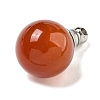 Natural Dyed & Heated Carnelian Perfume Bottle Pendants G-K338-22P-13-2
