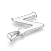 Non-Tarnish 304 Stainless Steel Pendants STAS-F106-95P-N-01-2