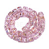 Handmade Silver Foil Lampwork Beads FOIL-N004-01A-07-2
