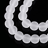 Transparent Glass Beads Strands GLAA-T032-T4mm-MD13-2