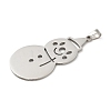 Christmas Theme 304 Stainless Steel Pendants STAS-Q005-01P-03-2