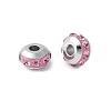 304 Stainless Steel Polymer Clay Rhinestone Beads STAS-Q038-01D-1