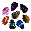 Dyed Natural Brazilian Agate Big Pendants G-T104-16M-2