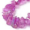 Natural Quartz Crystal Points Beads Strands G-K181-B24-3