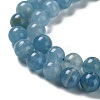 Natural Blue Calcite Beads Strands G-F756-A02-03-4