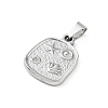 304 Stainless Steel Pendants SA-CBA34D4-03B-P-2