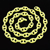 Handmade Opaque Acrylic Coffee Bean Chains LS-CHAC-ZX0001-01I-2